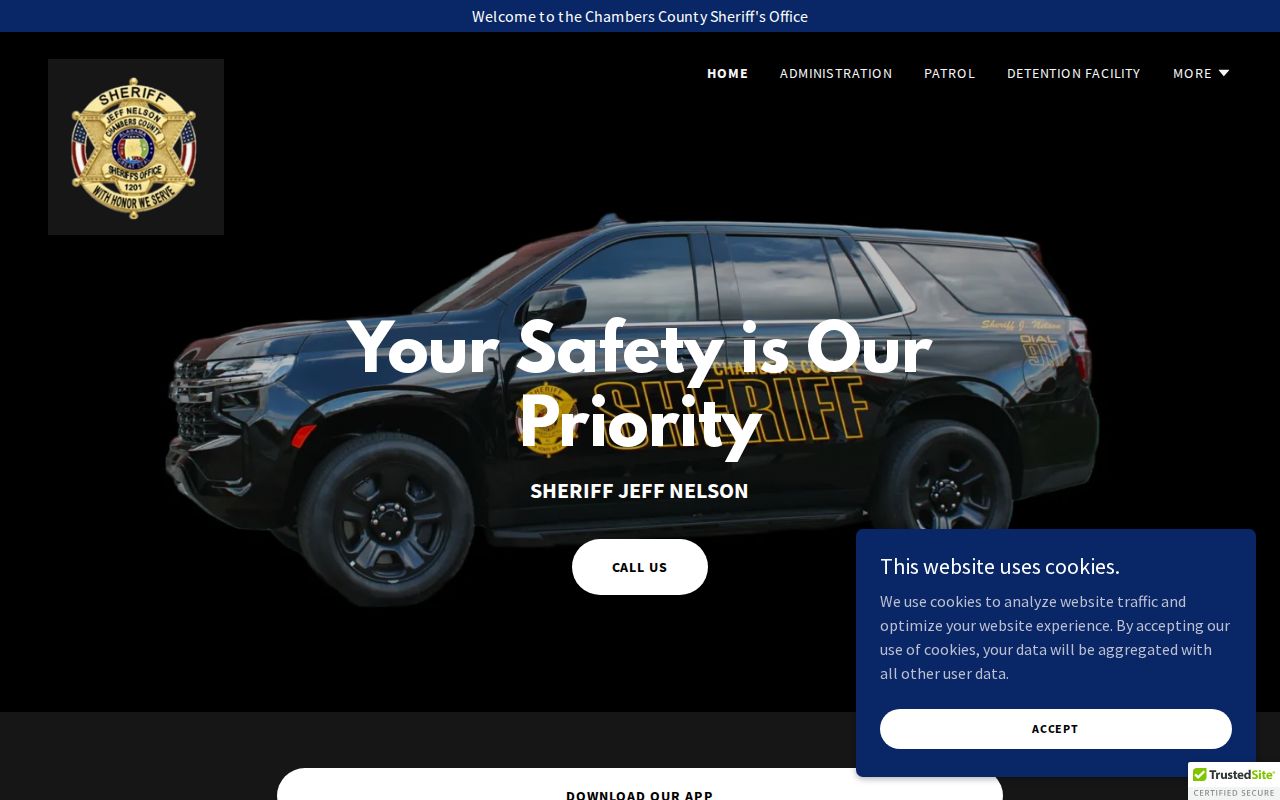 Chambers County Sheriff's Office independent official site